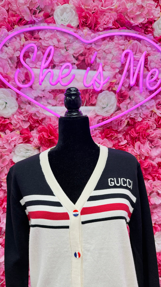 G- Striped Cardigans